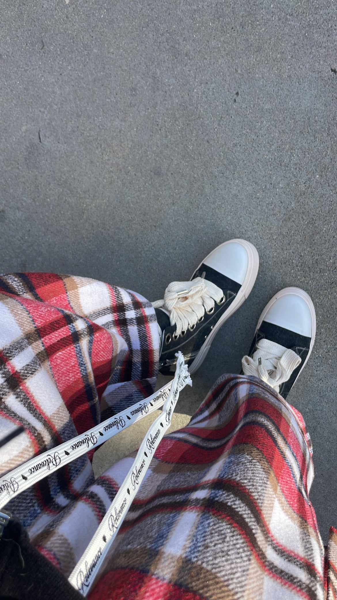 Plaid sweats