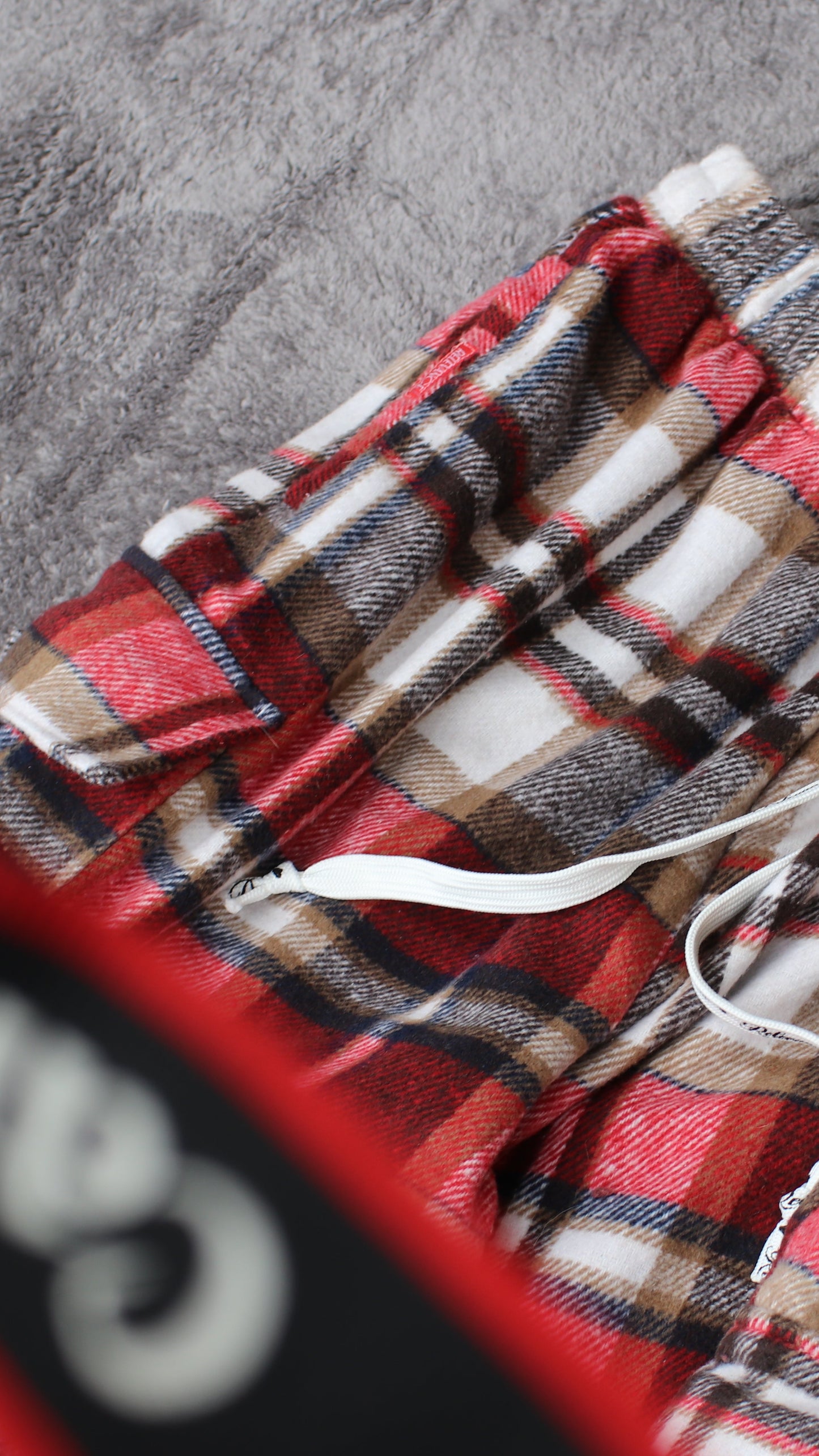 Plaid sweats