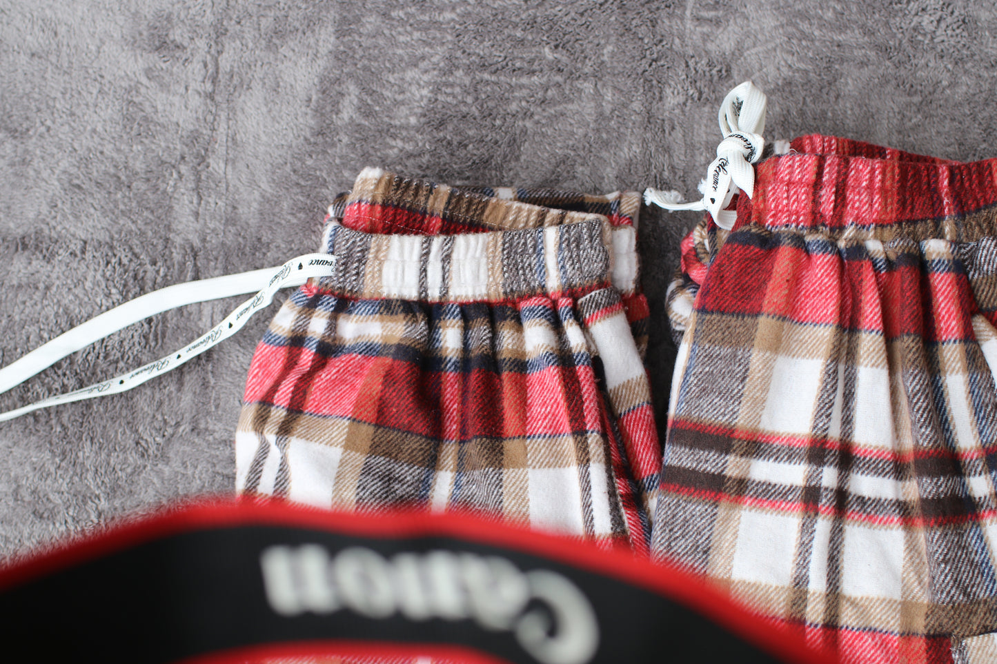 Plaid sweats