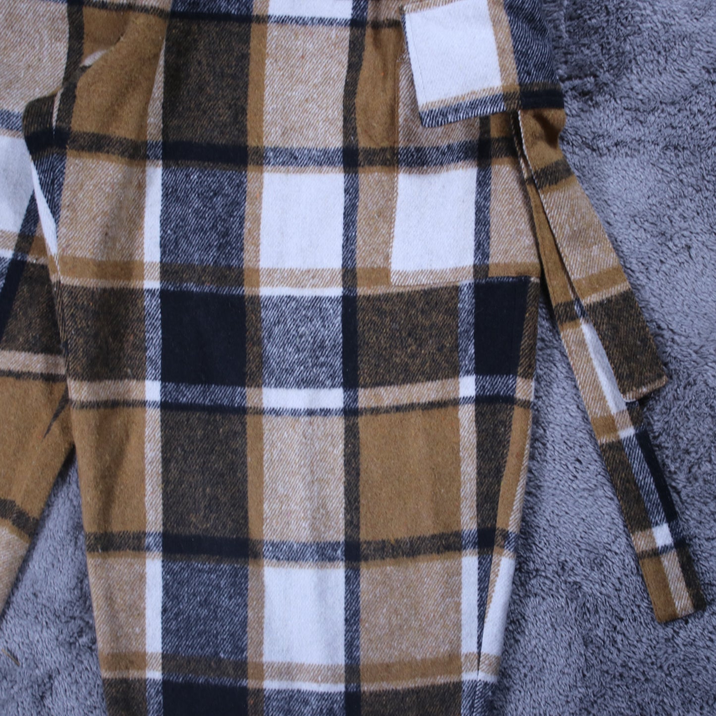 Brown Flannel Sweat pants